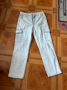 Abercrombie & Fitch Light Blue Straight Leg Jeans